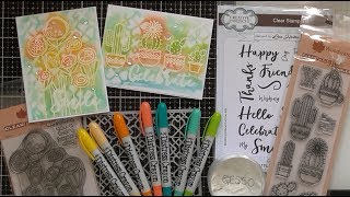 Heat Embossing, Gesso and Distress Crayons :D