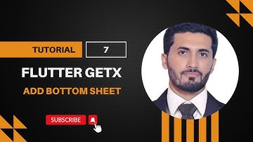 Flutter GetX : Add Bottom Sheet (Tutorial 7) by Zeeshan