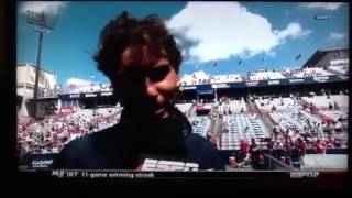 Rafael Nadal on Federer's birthday