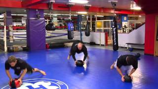 Squat Thrusts Weighted with Push-up AKA The Pukey harder than a Burpee