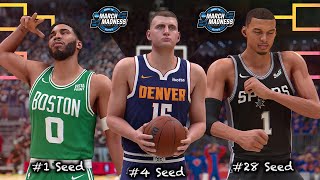 The 2024 NBA March Madness Tournament Simulation on 2K! (Live Games)