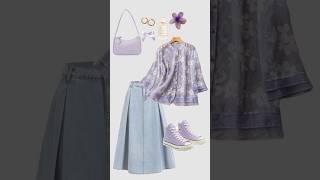 Outfit Idea Beautiful Top with Skirt😍 Full sets Kurtis 😘 khubsurat Top with pants #shorts