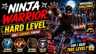 Ninja Warrior HARD LEVEL! Can I Beat This? 🥷💪 screenshot 3