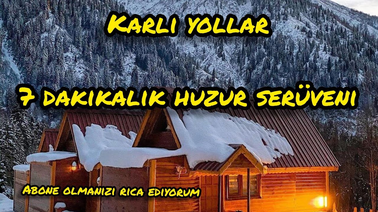 Karadeniz , karlı yollar  eşliğinde manzara serüveni