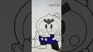 Brawl stars | Amazing drawing | Mr. P | #shorts #brawlstars