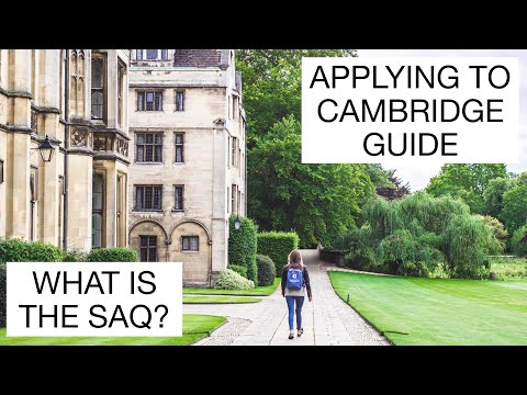 What is the SAQ? The ultimate guide - applying to Cambridge University