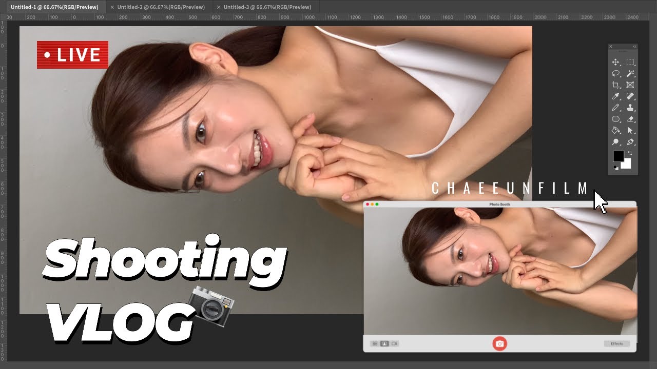 (일상) 광고모델의 촬영 현장 브이로그2 📹