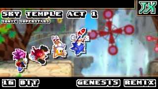 [16-Bit;Genesis]Sky Temple Zone Act 1 - Sonic Superstars