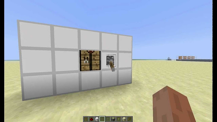 Completely Hidden Crafting Bench in Minecraft