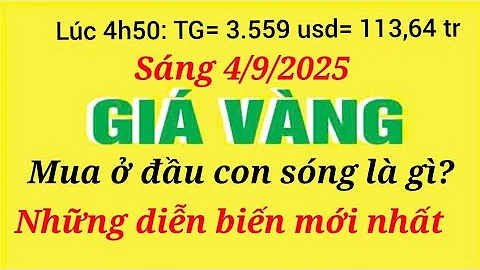 Giá vàng hôm nay 9999 ngày 4 tháng 9 năm 2025- GIÁ VÀNG NHẪN 9999- Bảng giá vàng sjc, 24k 18k 14k