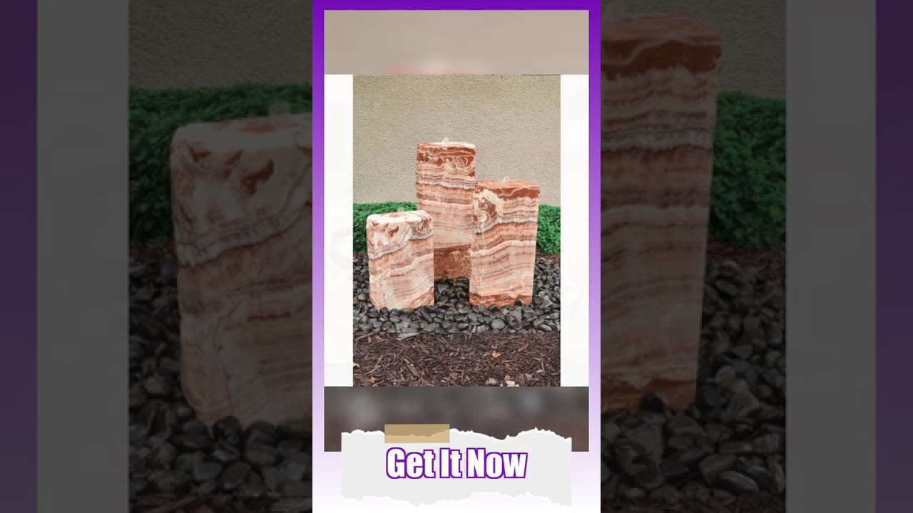 Easy Pro Pond Tranquil Décor Designer Series Phoenix Real Basalt 3-Pack Fountain Kit