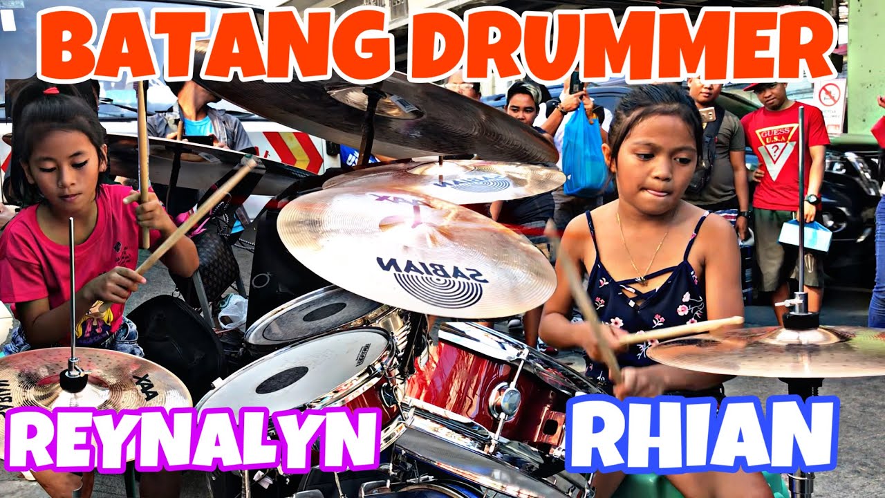 REYNALYN PAGTALUNAN AND RHIAN MORALES NAGPAKITA NG GALING SA PAG DRUMS SA KALSADA!