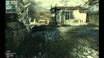 MW3 (30-2) MP7 silenced gameplay on Mission