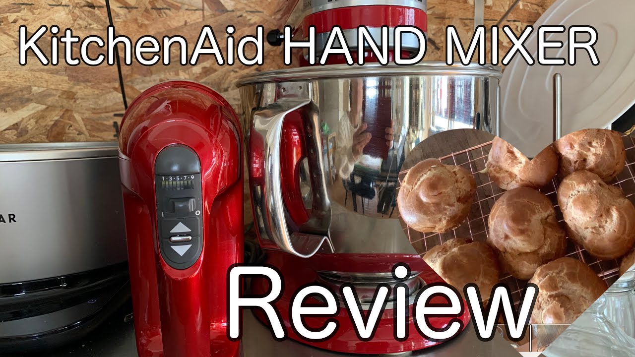 キッチンエイドのハンドミキサーをレビューしてみた（うp主の大好きなシュークリームを作りながら）