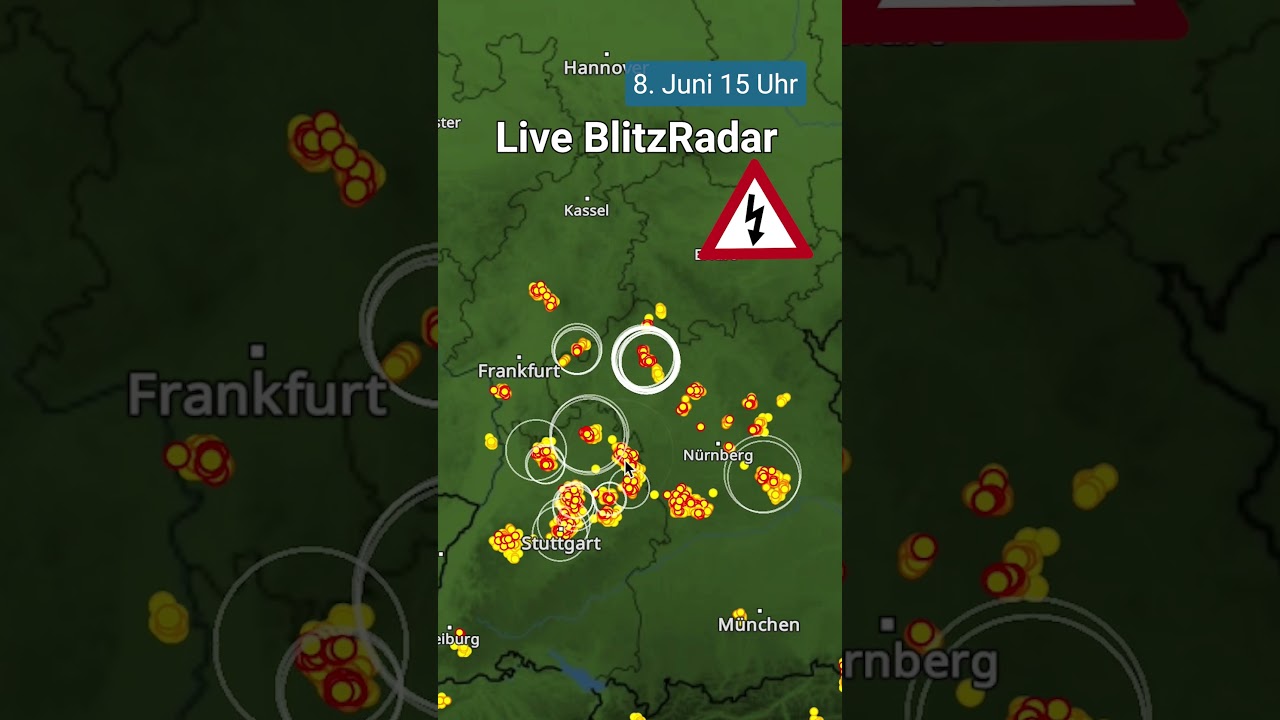 ⛈ Erste Aufnahmen von den Gewittern aus Oberfranken! 