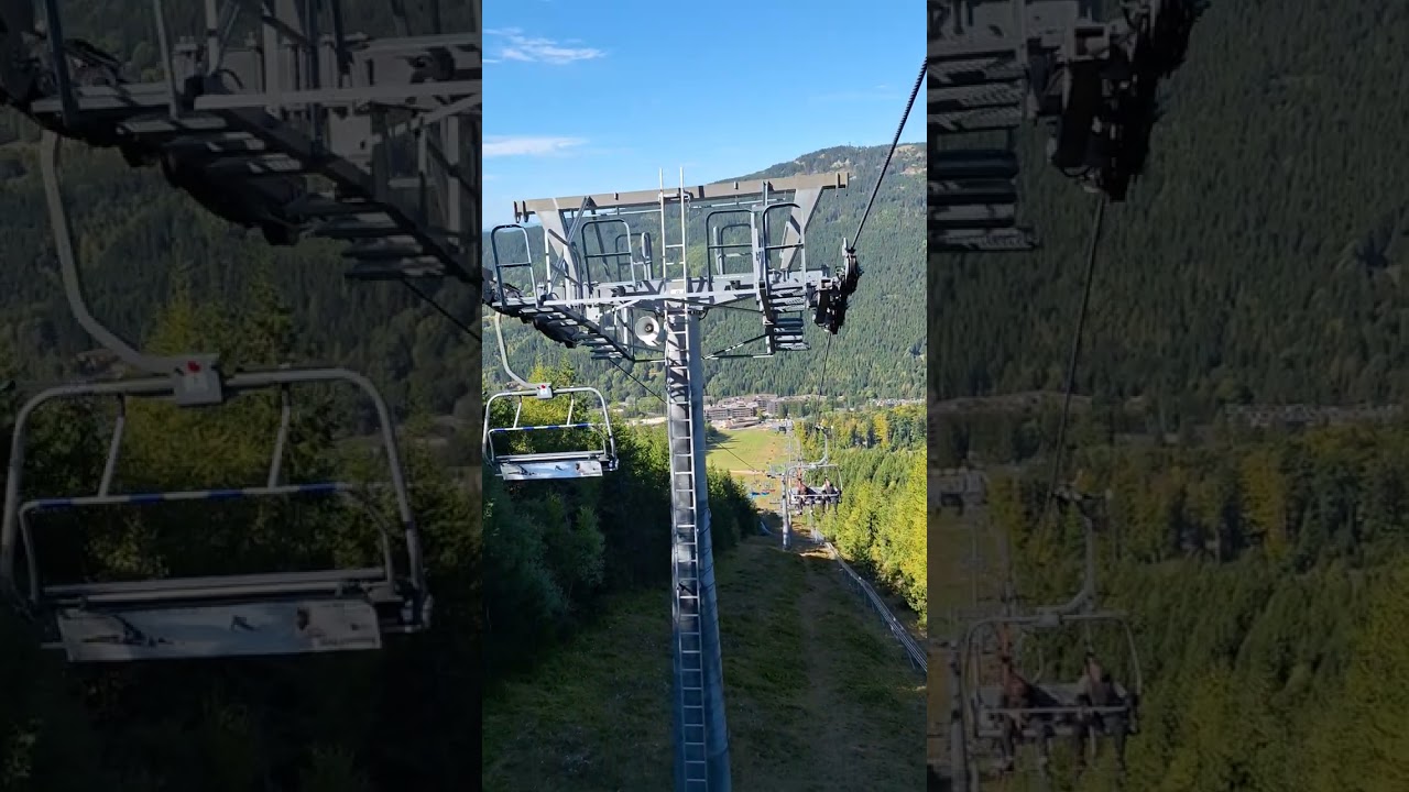 Wjazd kolejką linową Velká Morava.