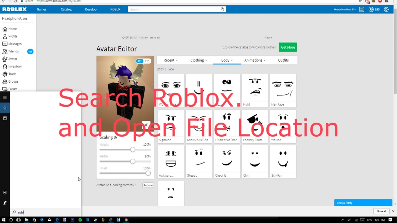 How To Get Free Faces On Roblox 2017 - 