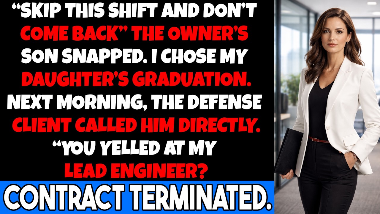 She Chose Graduation Over the Shift — The Audit Changed Everything