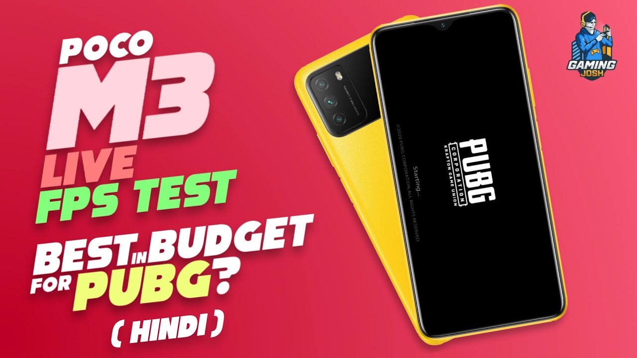 POCO M3 Gaming Review Live FPS Test PUBG Mobile | Budget