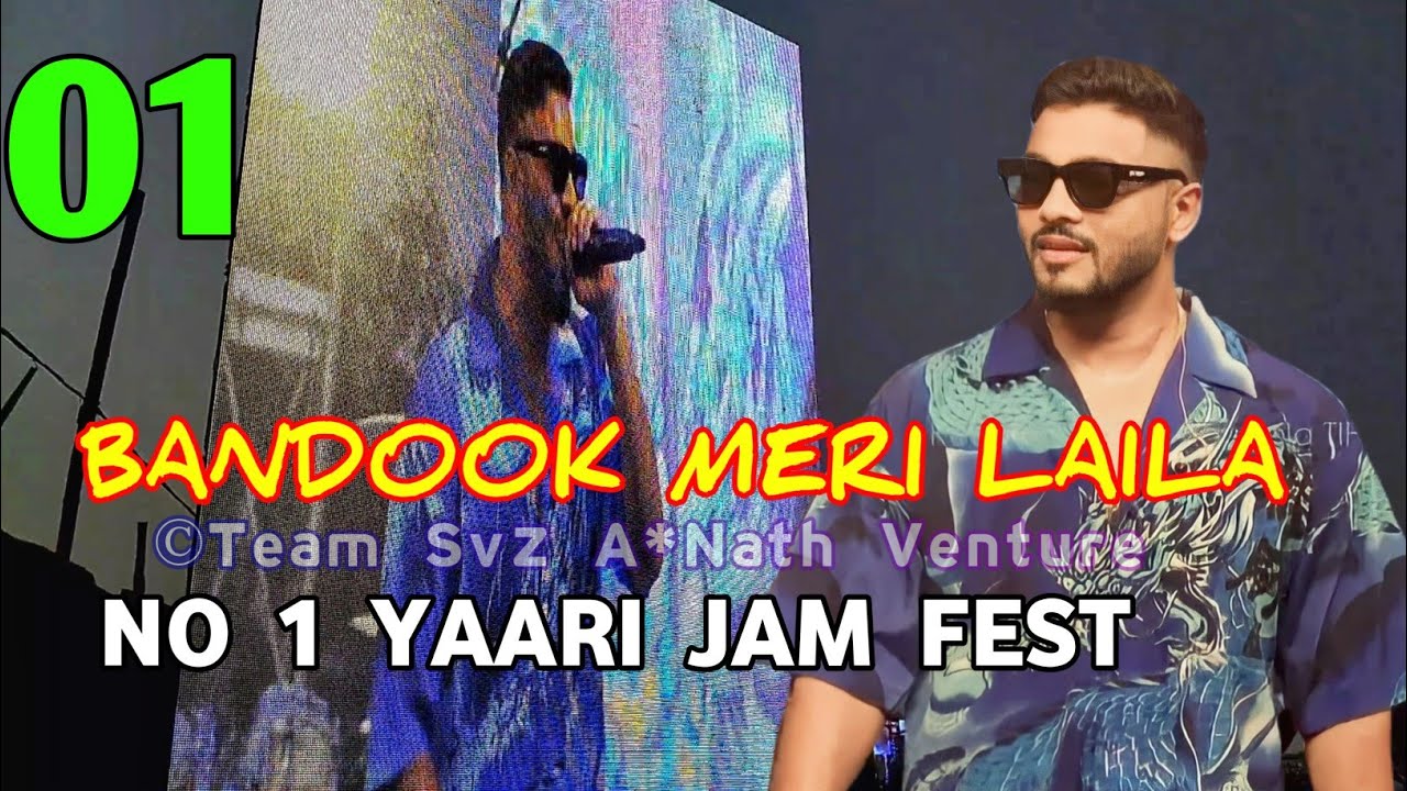 Bandook Meri Laila Ft. RAFTAAR McDowell's No1 Yaari Jam Fest Rourkela