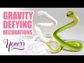 How to Make GRAVITY DEFYING DECORATIONS | Yeners Cake Tips by Serdar Yener from Yeners Way