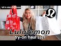 HUGE LULULEMON TRY-ON HAUL 2021! *NEW ARRIVALS AT LULULEMON* OVER $600 WORTH!