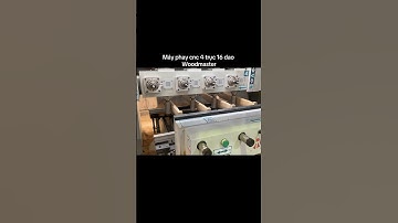 Máy phay cnc 4 trục 16 dao kẹp phôi chống tâm WM-4x4CNC