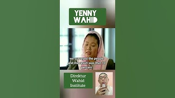 Part 1: Yenny Wahid vs Gus Dur in english.