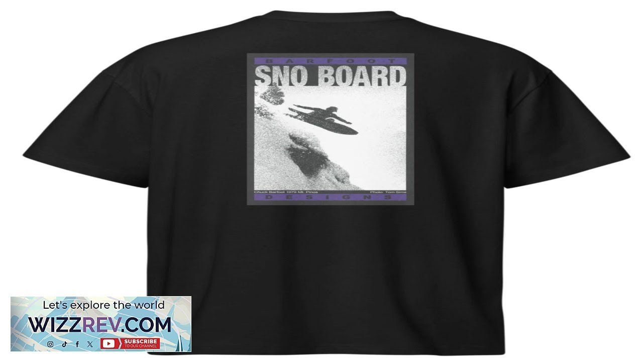 Vintage reissue 1984 BARFOOT SNOWBOARD Shirt (Sims Snowboard Burton
