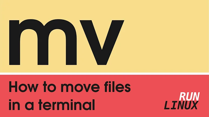 mv - How to Move files (and rename) in the Terminal [LINUX Terminal Beginners]