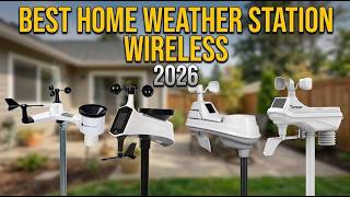 ▶️ Best Home Weather Station Wireless 2026 - Track Wind, Rain & Temp!