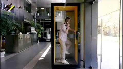 halumm Hi-Cube pod are a private space