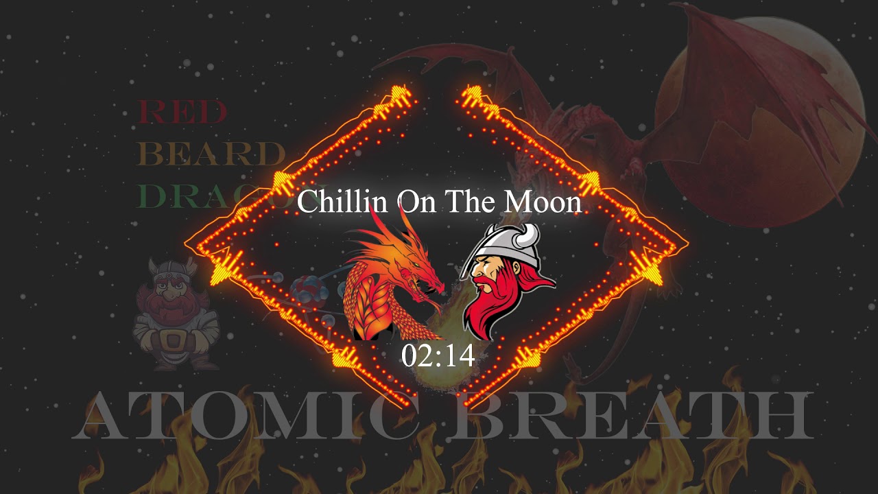 Chillin On The Moon - RedBeardDragon