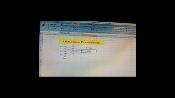 Trace precedent in ms excel #viralvideo #excel #computer #exceltricks