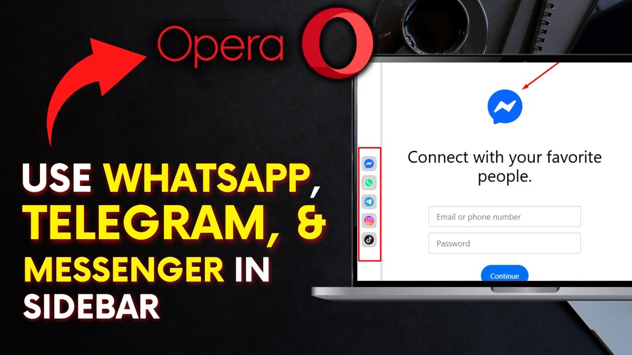 How to Use WhatsApp, Telegram, and Messenger in Opera Browser Sidebar ...