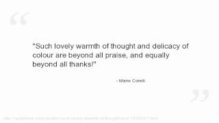 Marie Corelli Quotes
