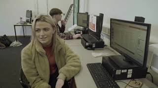 Katie on her BTEC in #Business - Northern Regional College