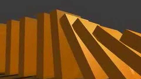 Dominoes! (blender animation)