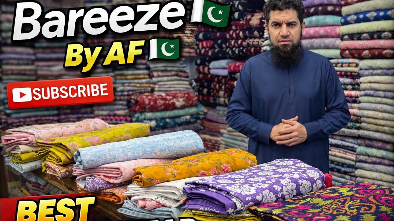 *Bareeze Eid Collection*😍 3PC PURE LAWN Latest Collection by ARSHAD FABRICS 🇵🇰