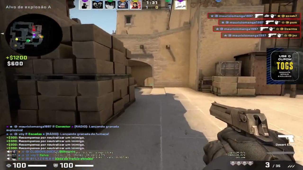 O 5K DE EAGLE MAIS XITADO DO TOGS