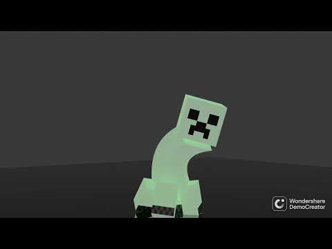 Creeper explosion animation