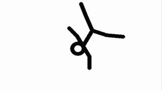 Pivot Stick Figure Breakdancing