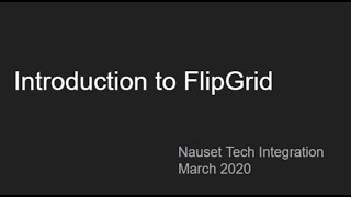 FlipGrid Intro