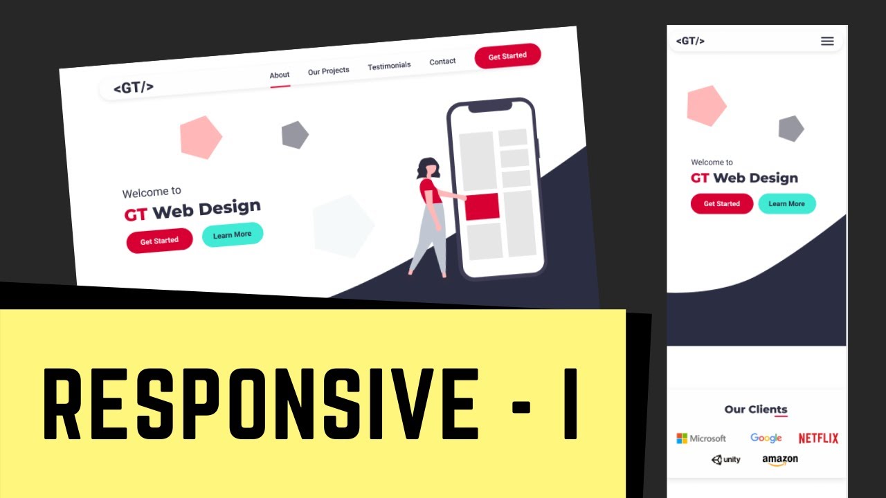Figma To HTML - One Page Website - Responsive Design - I - YouTube