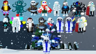 Undertale Final Multiverse DX showcase all powerfull characters ft  gfb