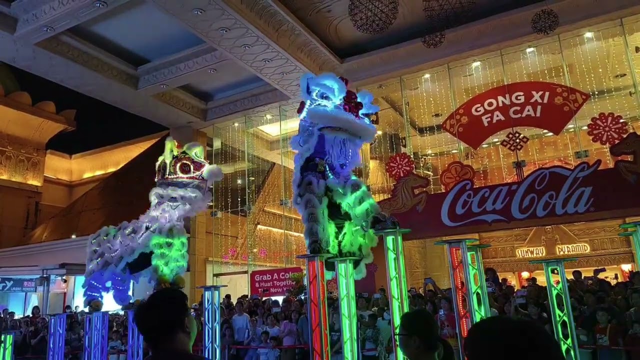 2026 sunway pyramid Led lion dance