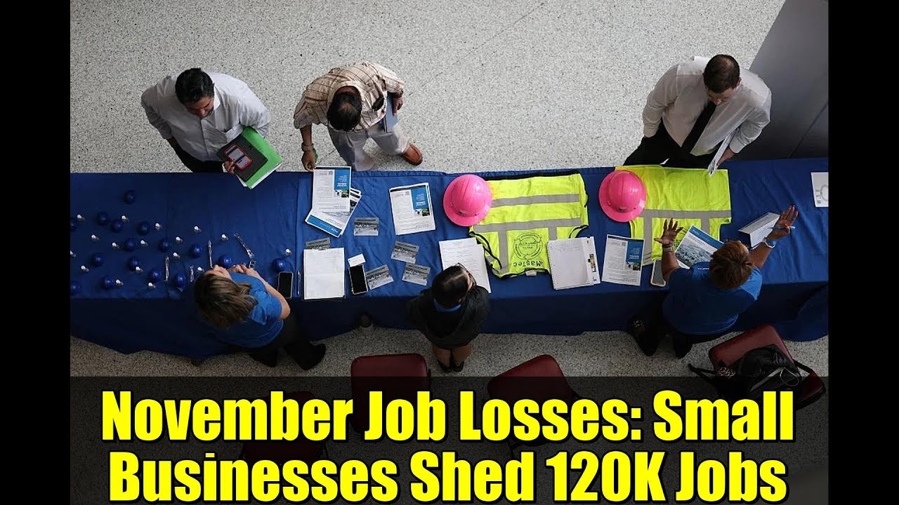 November Job Losses: Small Businesses Shed 120K Jobs | NewsNation