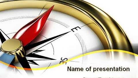 Compass in Business Consulting PowerPoint Template by PoweredTemplate.com