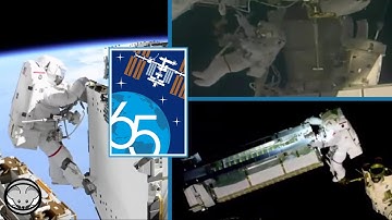 New Solar Array Installation Partially Completed: U.S. EVA 74 - Pesquet & Kimbrough