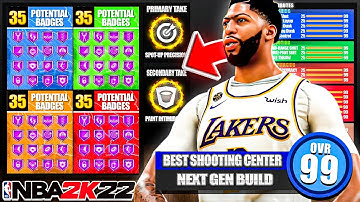 Best Shooting Center Build NBA 2K22 Best Popper Build Best Jumpshot Shoots Greens & Contact Dunks